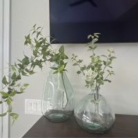 Reviews Byxbee | & Table Vase Glass Dovecove Wayfair