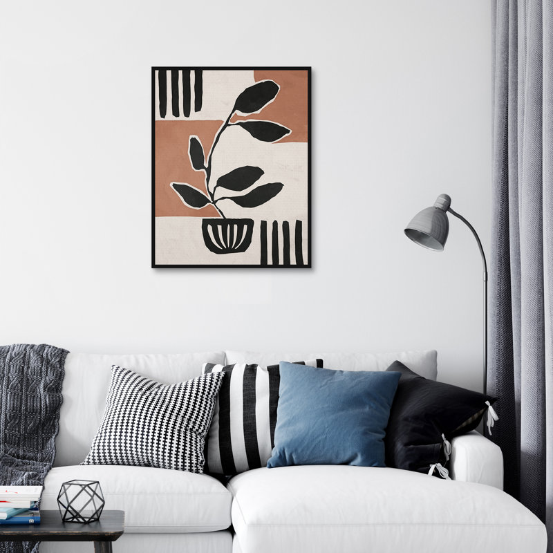 «Simple Plant» par Willowbrook, art mural encadré