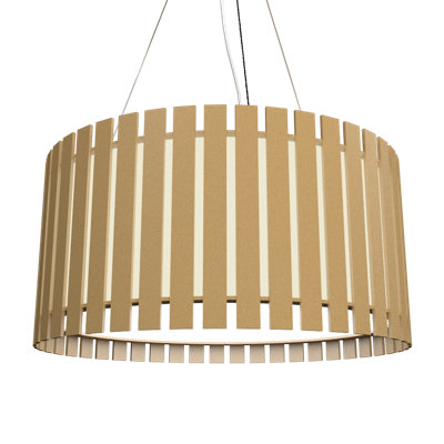 3 - Light Drum Chandelier