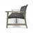 Outdoor Acacia Wood Wicker 3 Seater Sofa-601556882