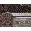 Tapis oriental noué à la main 4 pi 9 po x 6 pi 9 po noir, 175 KPSI, Tabriz Mahi avec médaillon de poisson, 100% laine