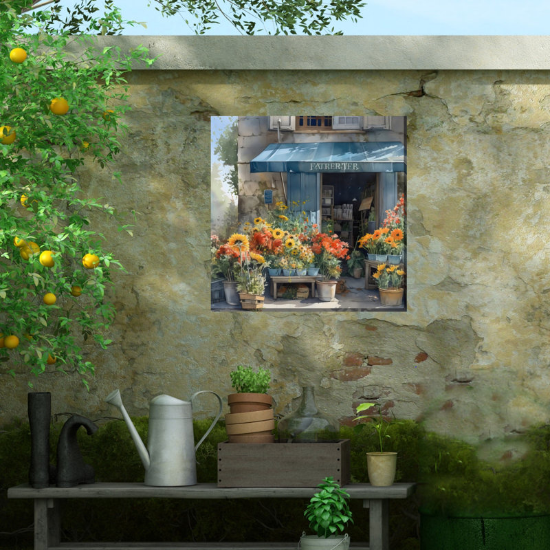 Art sur toile Village Village