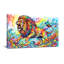 Animaux, lion coloré, vagues océaniques, récif corallien-1977912866