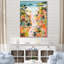 Scène de plage côtière, paradis en couleur pastel I - plage, art mural-280383990-490984905