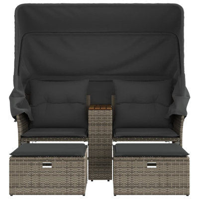 56.7'' Wide Rectangle Patio Sofa with Cushions