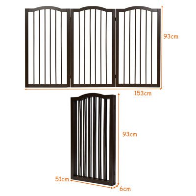 Leonidas Metal Free Standing Pet Gate