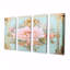Baer - pivoine, art mural 4 pièces-106159352