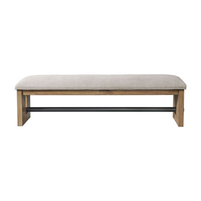 Rabbie Polyester Blend Upholstered Bench