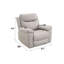 Fauteuil inclinable électrique en microfibre Chriki-1984568459