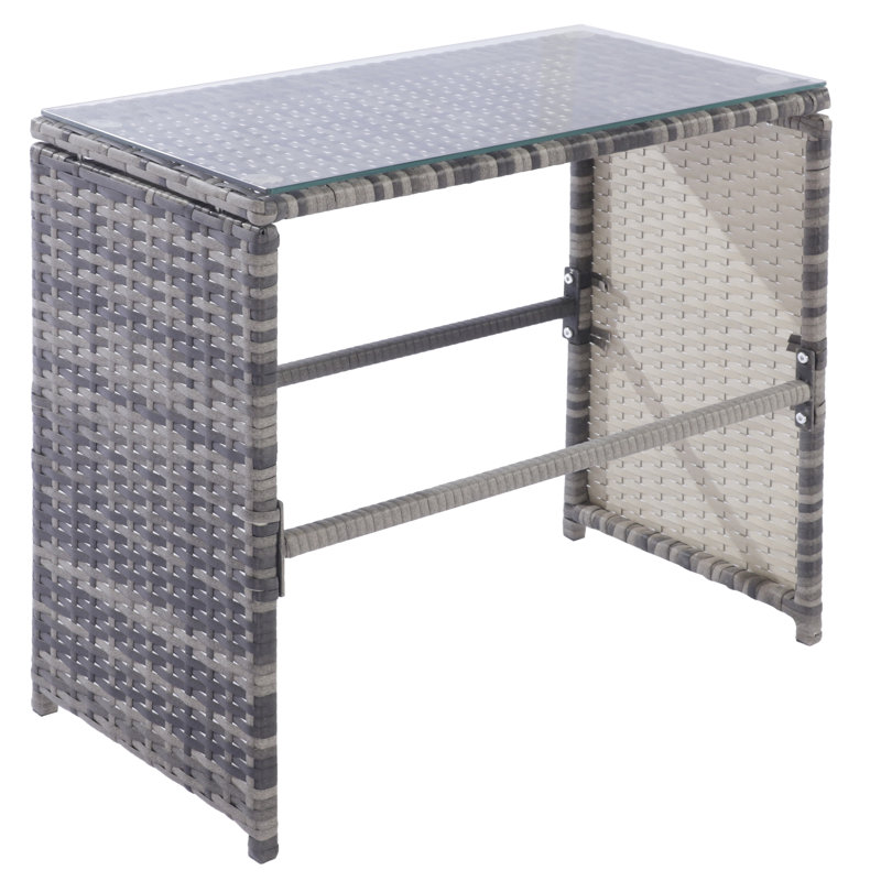 Asilin Rattan 2 - Person Seating Group with Cushions