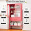  Vitrine en verre 63 "avec tiroir et tablette H 63"-529084164