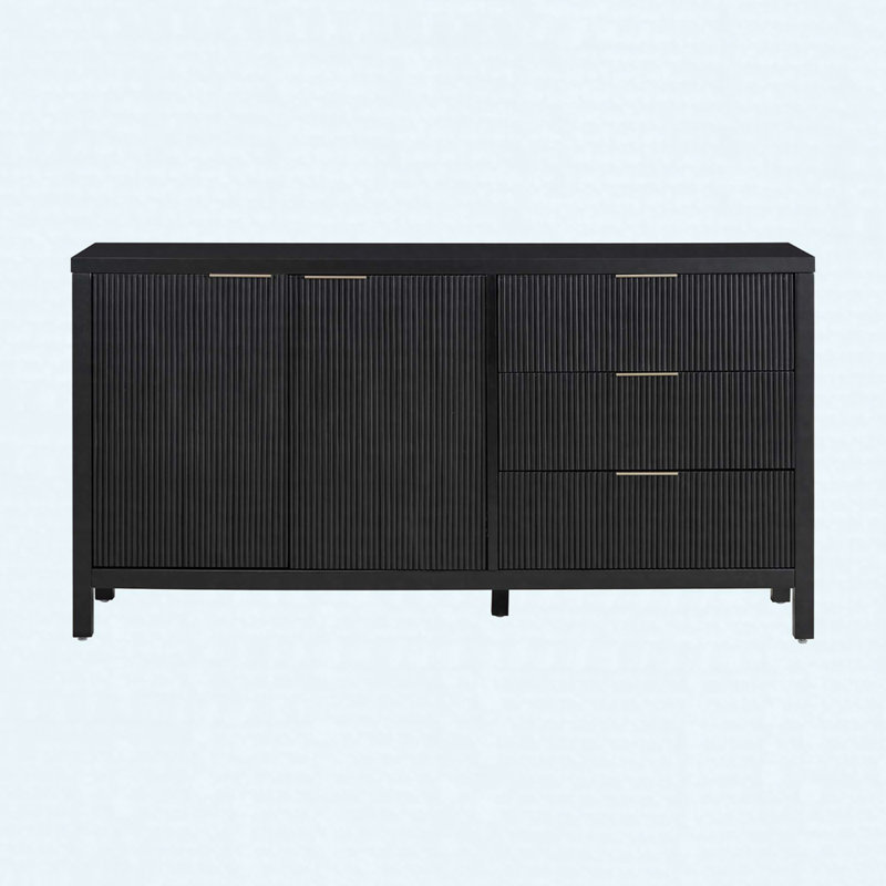 Buffet Minimalist, Noir