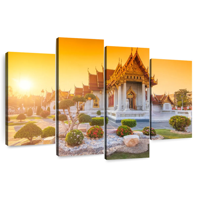 Adella Sunset Over Marble Temple