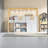 Space-saving Full Bed With Multifunctional Storage, Solid Wood In Rustic Style