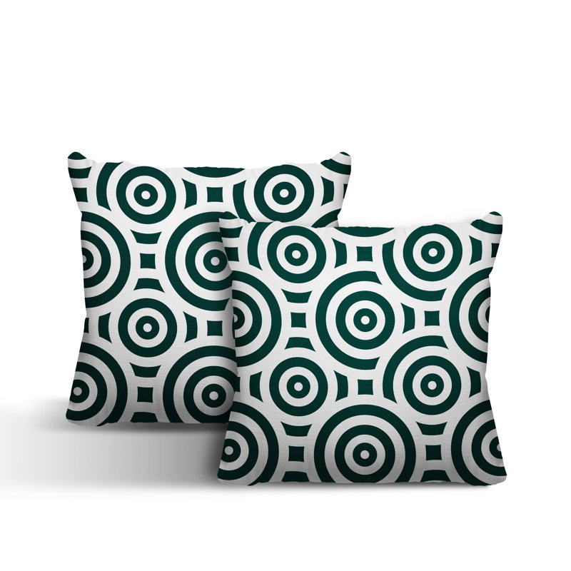  Coussin intérieur / extérieur, L 17 po x H 17 po, Émeraude