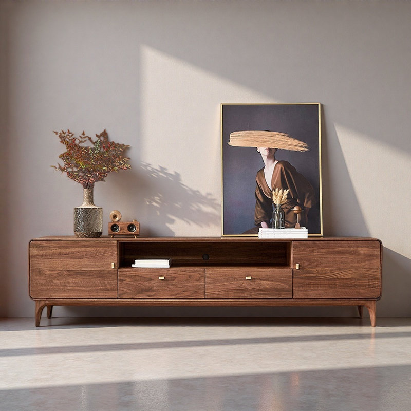 Meuble télé Retro, H 19,69 po x L 78,74 po x l 17,72 po