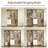 Closet Storage System, Closet System with 3 Drawers, Multifunctional Storage Wardrobe, Walk-in Wardrobe Organizer