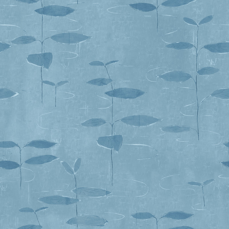 Paule Marrot Floral Wallpaper Double Roll, Blue