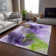 Premium Machine Washable Cerrito AMF513 Purple Rug