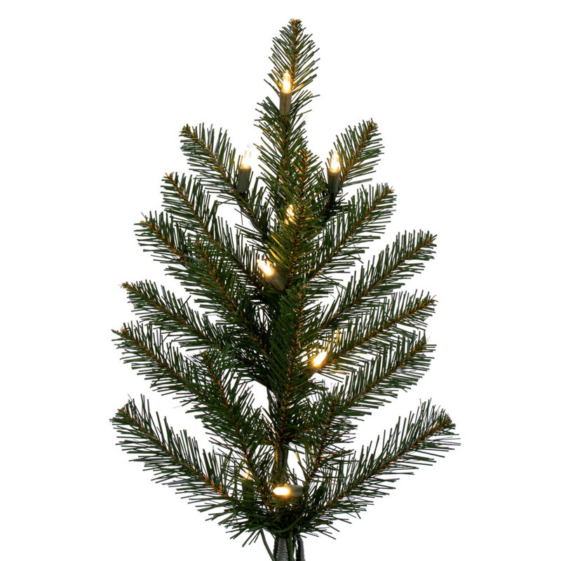 Gunnoe 6.5' H Lighted Artificial Pine Christmas Tree