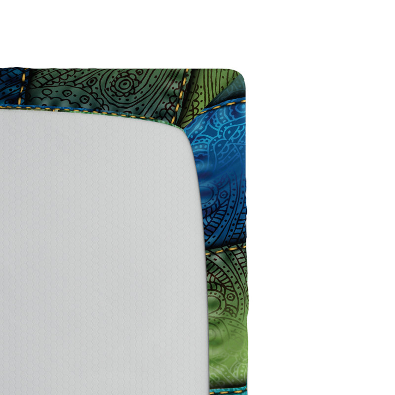 Microfiber Paisley Fitted Sheet, Full Fitted Sheet