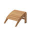 Repose-pieds extérieur en teck, repose-pieds Adirondack