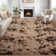 Kalindi Faux Fur Abstract Indoor Rug