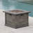 Sherry Polyresin Propane Smokeless Fire Pit Table with Hidden Fuel Tank-907533259