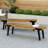 Davonna Manufactured Wood Wood Outdoor Bench