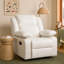 Chaise berçante inclinable et pivotante l 34 po-764965241