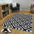 Luxurious Woven Area Rug, 5.9 x 9.2 ft, 100% Polyester, Antibacterial | Non-Slip PVC Felt Dot Underside, 0.3 in Pile Height | Machine Washable, 3D Digital Print, Perfect for Living Room & Bedroom Décor-1322783991