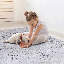 Tapis doré lavable 3 x 5 Maval (gris et doré, 3 pi x 5 pi)-1508467954