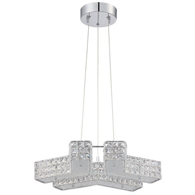 Lustre géométrique 6 lumières unique McMahon