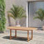 Table de patio extensible en teck Rafael