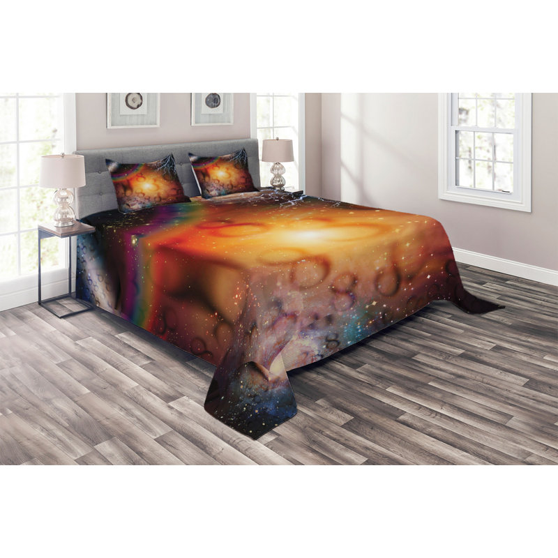 Modern & Contemporary Polyester Coverlet, King Bedspread + 2 Shams