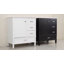 Meuble-lavabo de 76 cm (30 po), meuble-lavabo moderne avec lavabo intégré, meuble de rangement avec 1 porte et 3 tiroirs à fermeture amortie, structure en bois massif-150203077