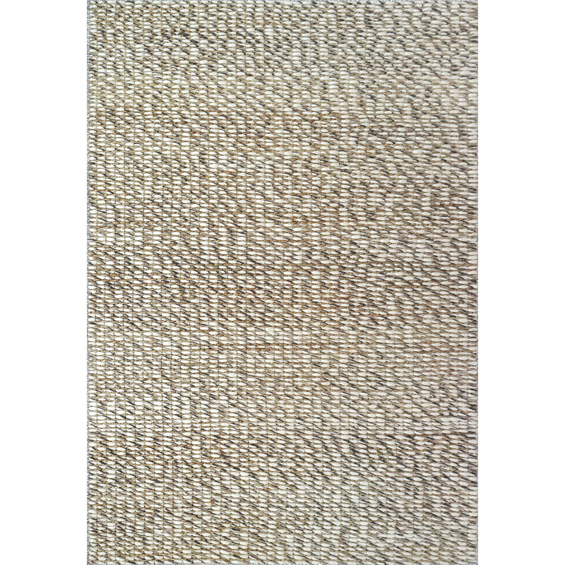 Tapis beige / gris / taupe tissé à la main Maxxen, Rectangle 5 pi x 8 pi