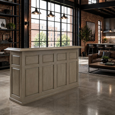 Sherri 84 " L Bar Cabinet