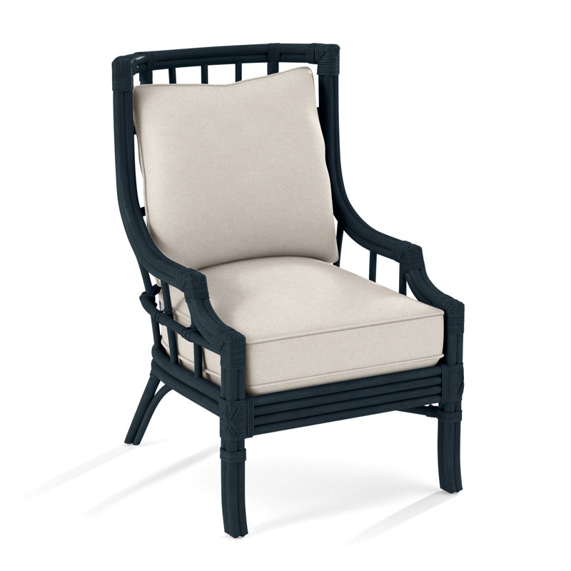 Seville Armchair, Elite Dove Linen, Coffee