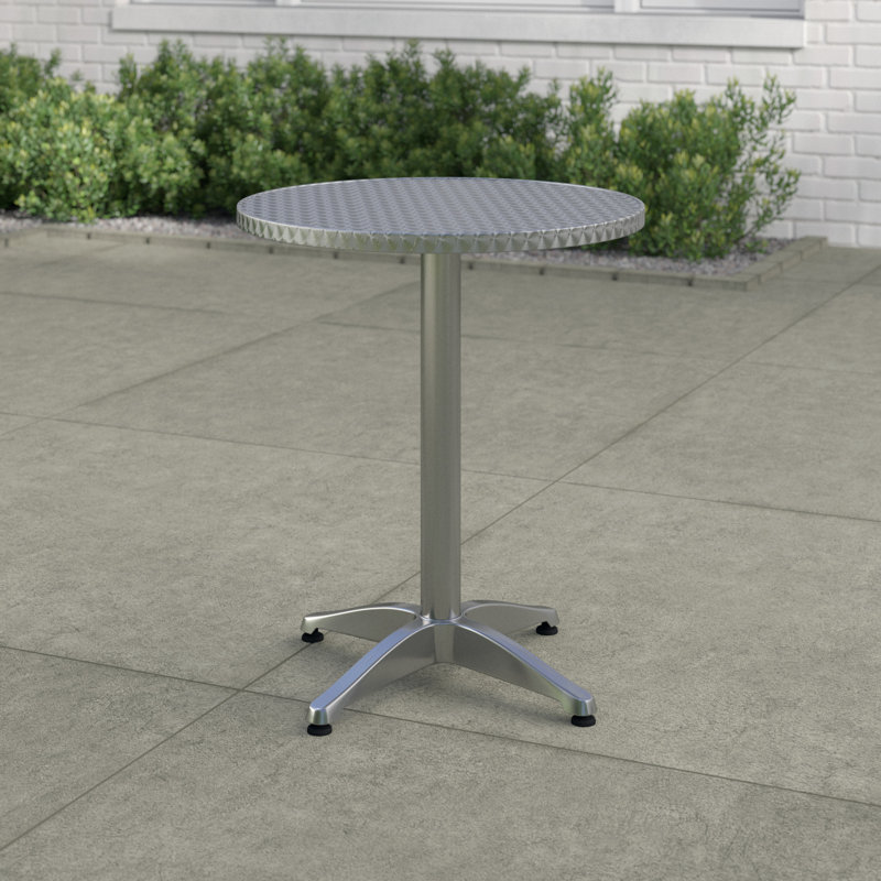 Round Metal Base Dining Table