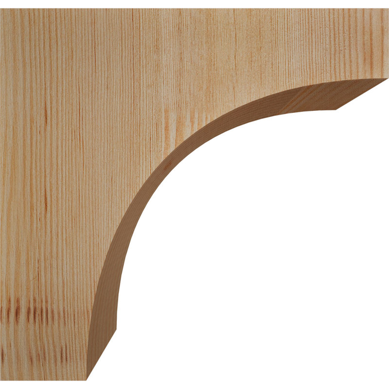 Queue de chevron lisse Huntington, Sapin de Douglas, H 12 po x l 3 1/2 po x L 12 po