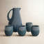 Ensemble de pichet 5 pièces Borgen Goblet-327202204