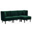 Canapé-lit modulaire réversible avec 2 coussins -397131604