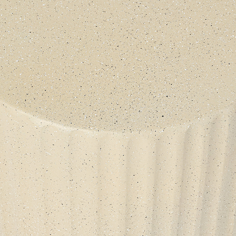 Table d'appoint d'extérieur, table de bout Mgo, Beige