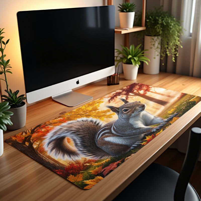 Polyester Desk Pad, 31.5x15.5