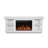 Penrose 58" TV Stand with Slim Electric Fireplace by Real Flame-71608557