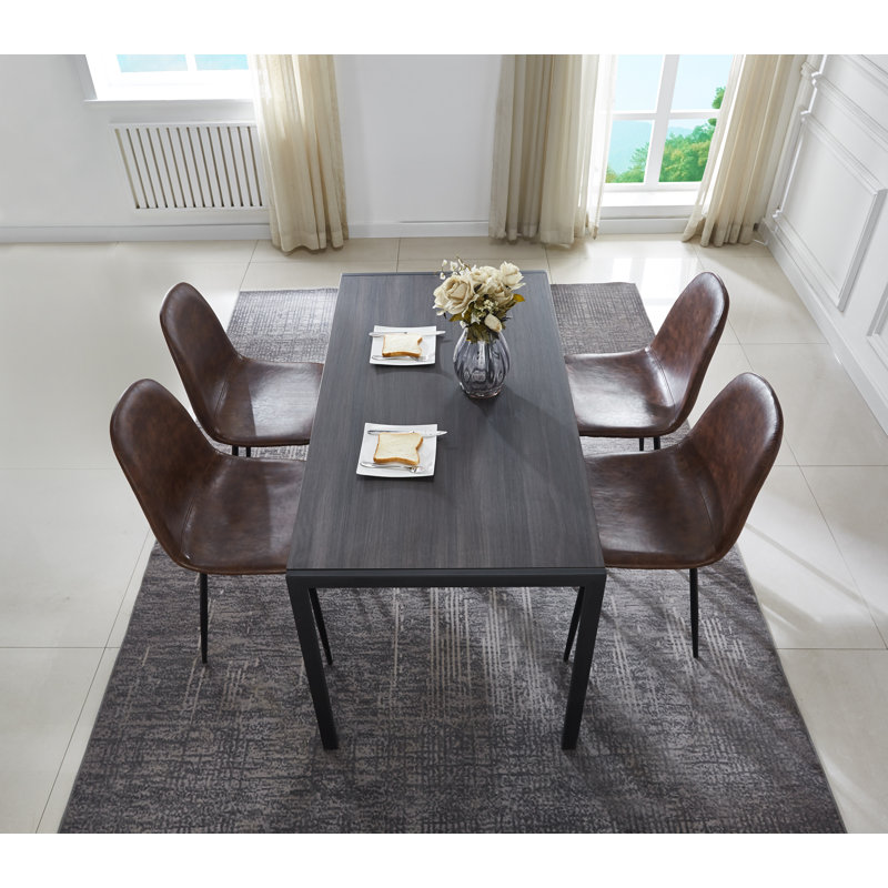Ropesville 4 - Person Four Leg Dining Set