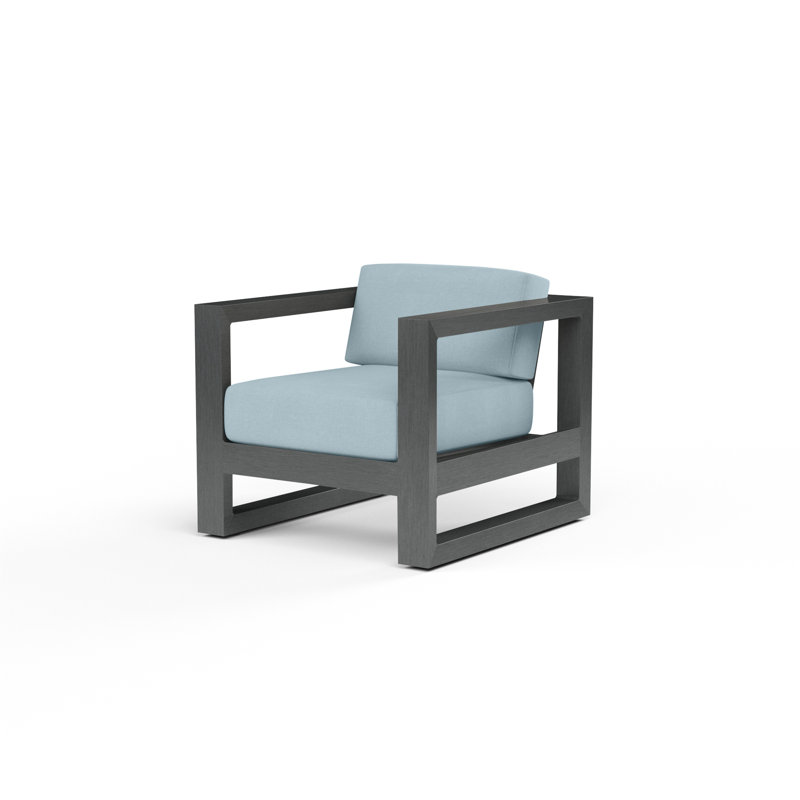 Redondo Outdoor Lounge Chair, Canvas Skyline Sunbrella®