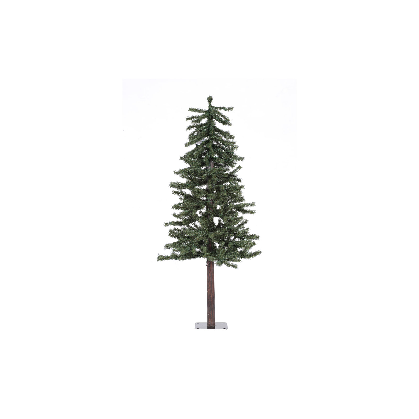 Wingrove Natural Alpine Artificial Christmas Tree, 4', Not Pre-Lit