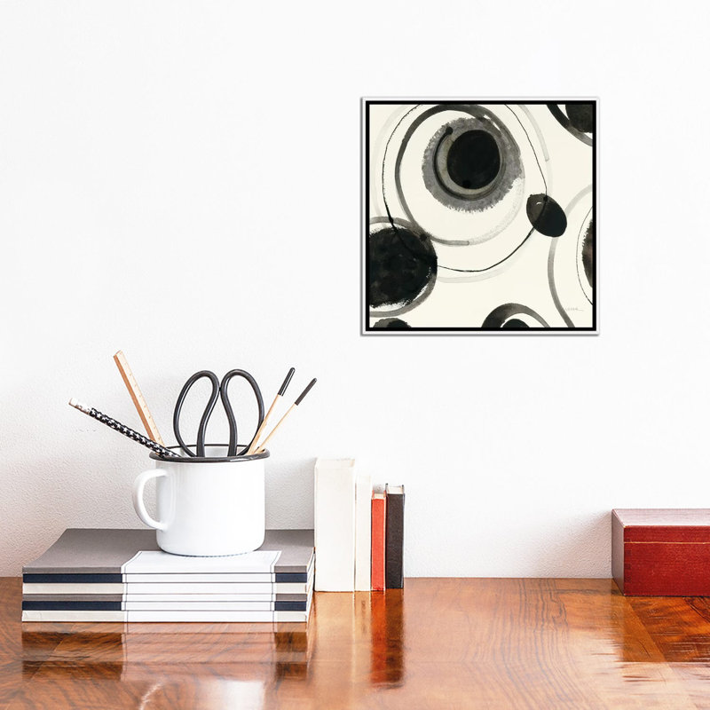 « ii », reproduction d’art sur toile tendue Planetary, H 12 po x l 12 po x P 1,5 po, Toile avec cadre blanc